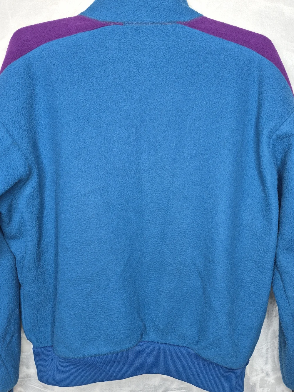 Vintage 90s Columbia Bugaboo Radial Colorblock Fleece Jacket Blue Purple Mens L